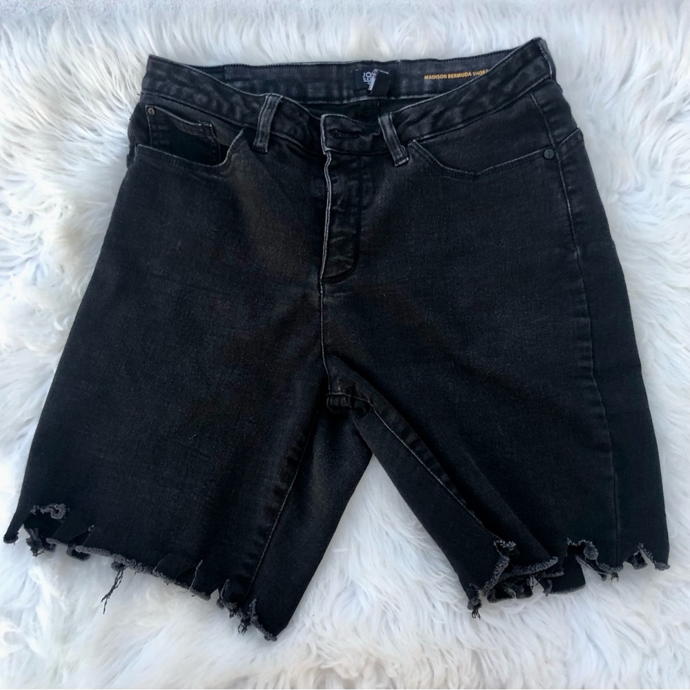 Jones New York Black Denim Shorts Madison Bermuda sz. 10